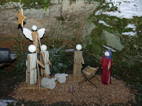 Waldadvent in der Fatima-Grotte (Foto: Karl-Franz Thiede)